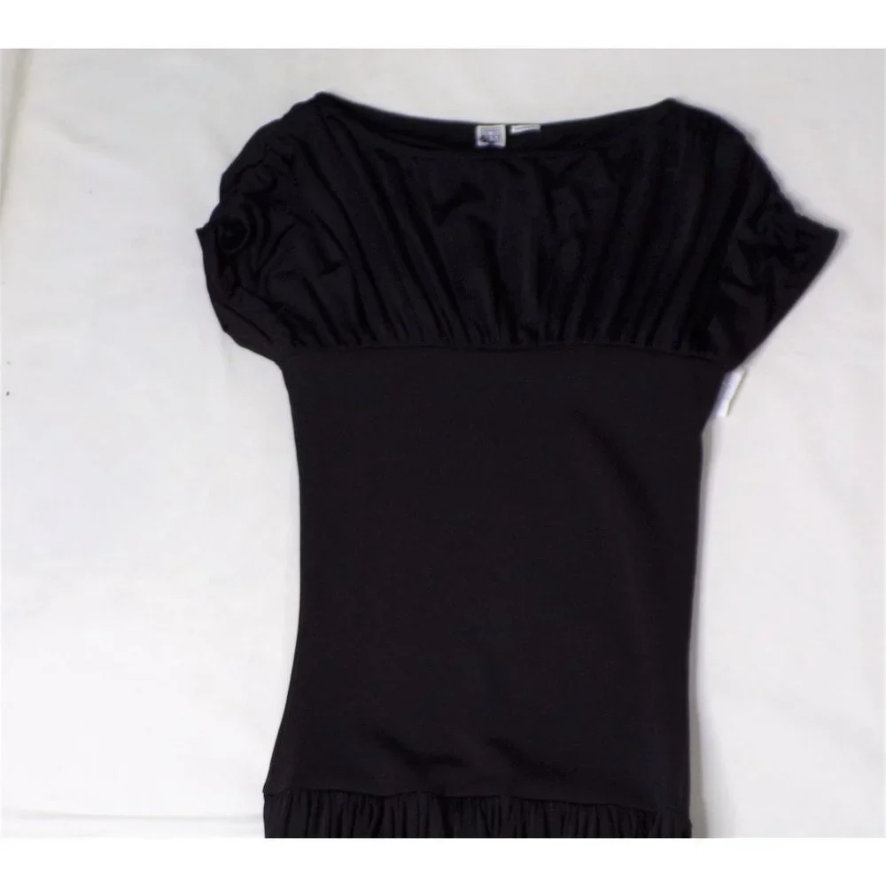 SOLD TOTEME Stretch Maxi Dress Black XX-Small NEW - Picture 6 of 11